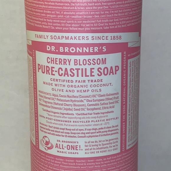 Cherry Blossom DR. BRONNERS CASTILE SOAP 🧼 - Picture 2 of 11